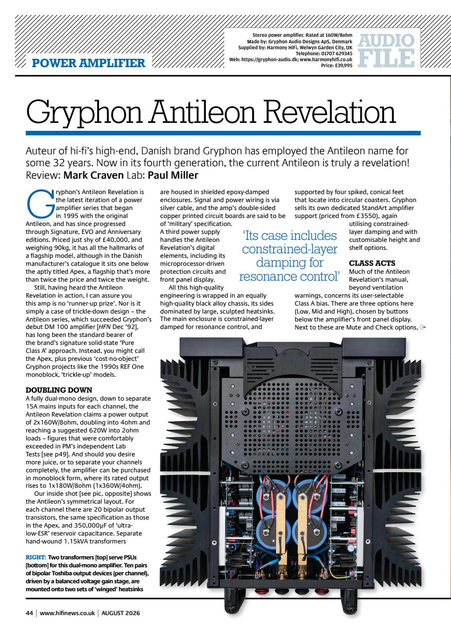 Hi-Fi News Preview Pages