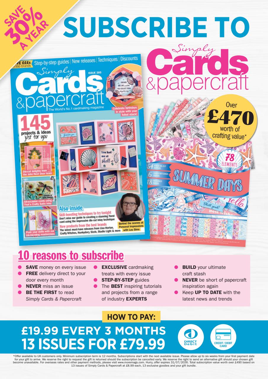 Simply Cards & Papercraft Preview Pages