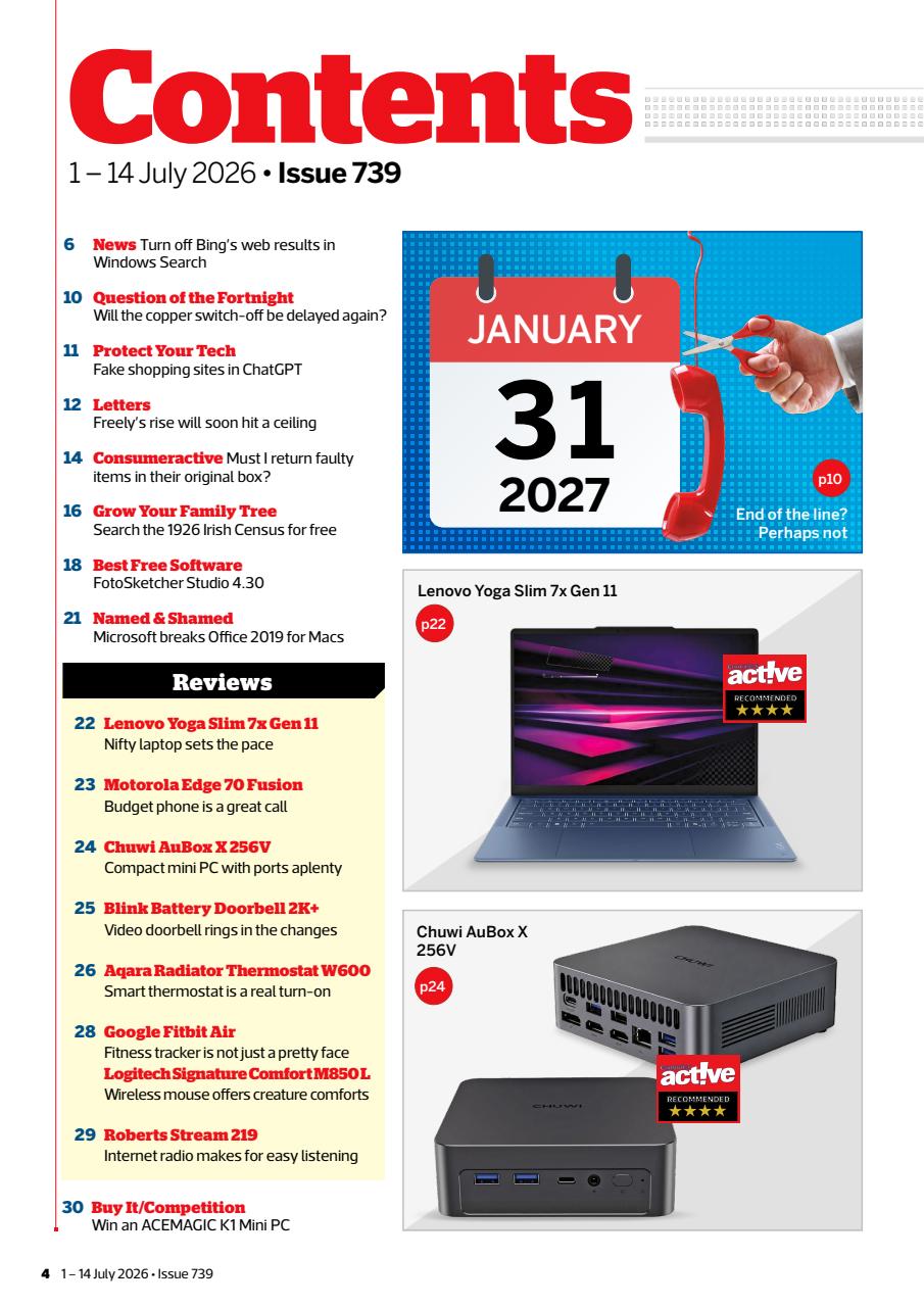 Computer Active Preview Pages