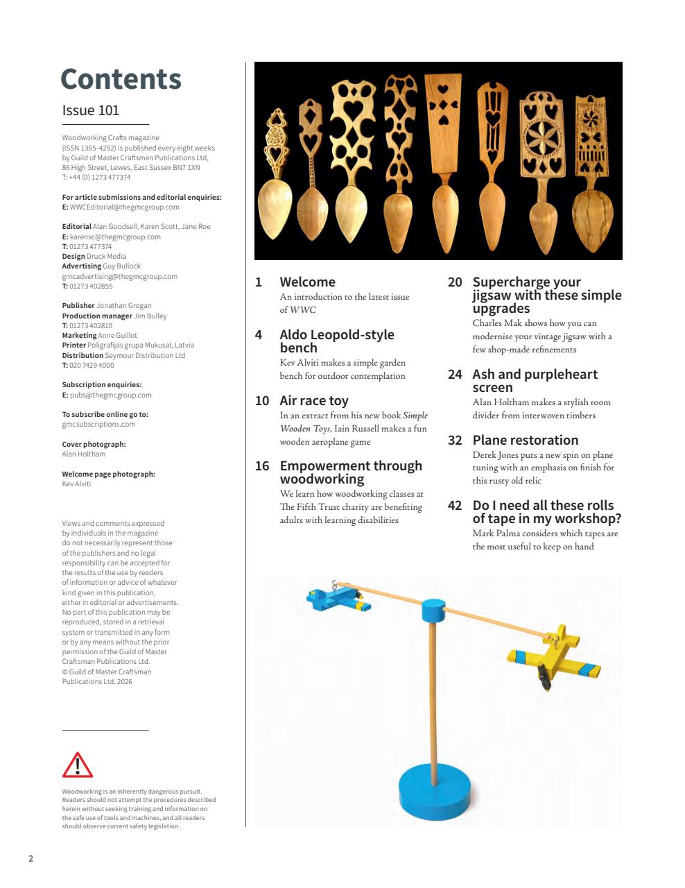 Woodworking Crafts Magazine Preview Pages