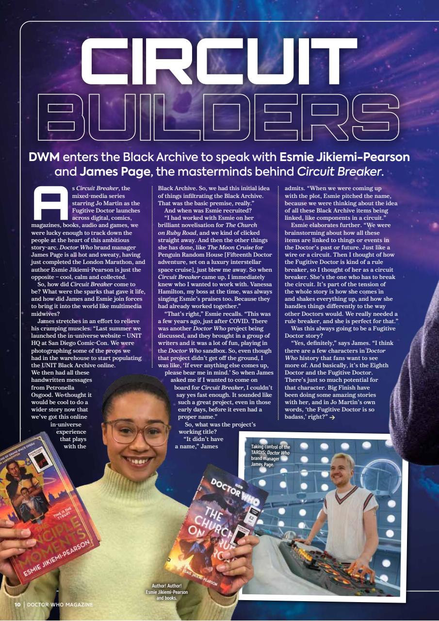 Doctor Who Magazine Preview Pages