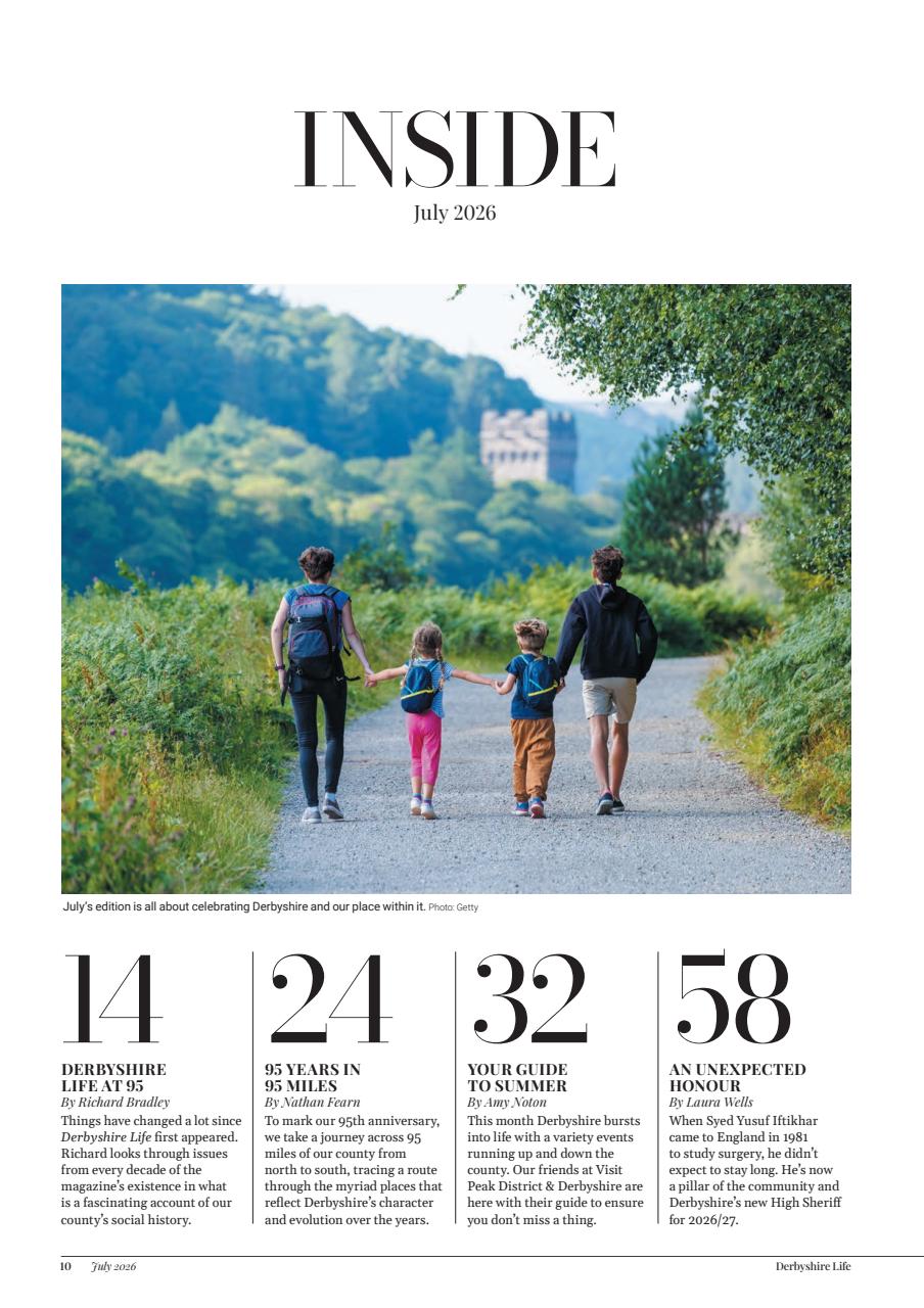 Derbyshire Life Preview Pages