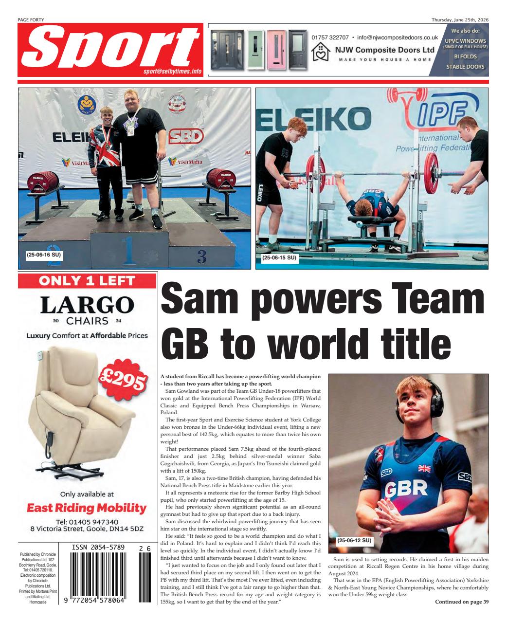 Selby Times Preview Pages