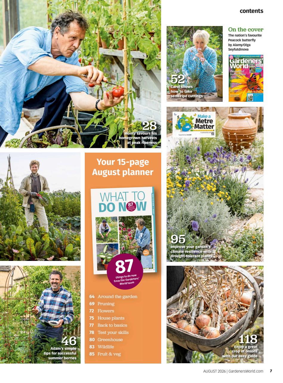 BBC Gardeners’ World Magazine Preview Pages