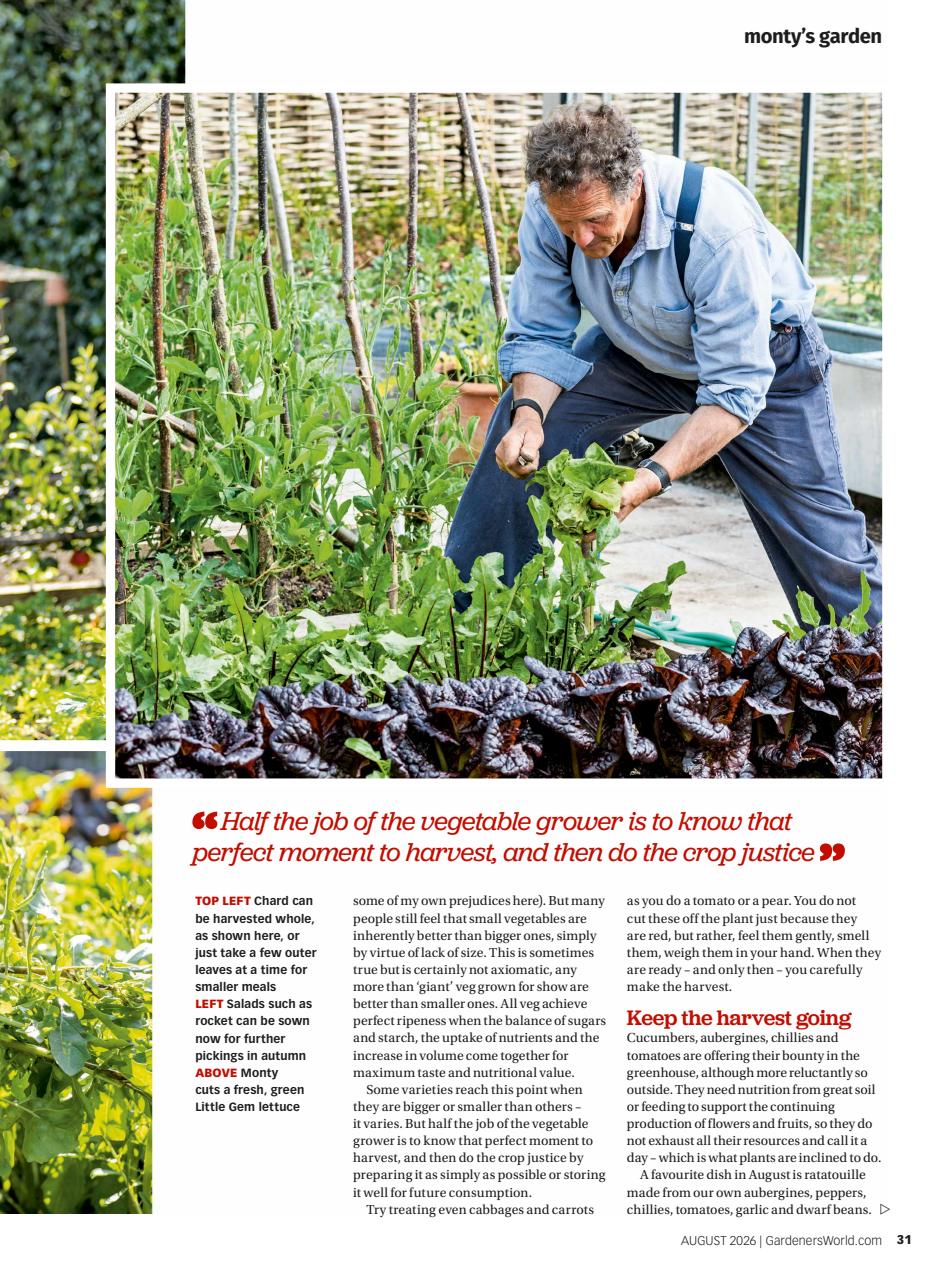 BBC Gardeners’ World Magazine Preview Pages