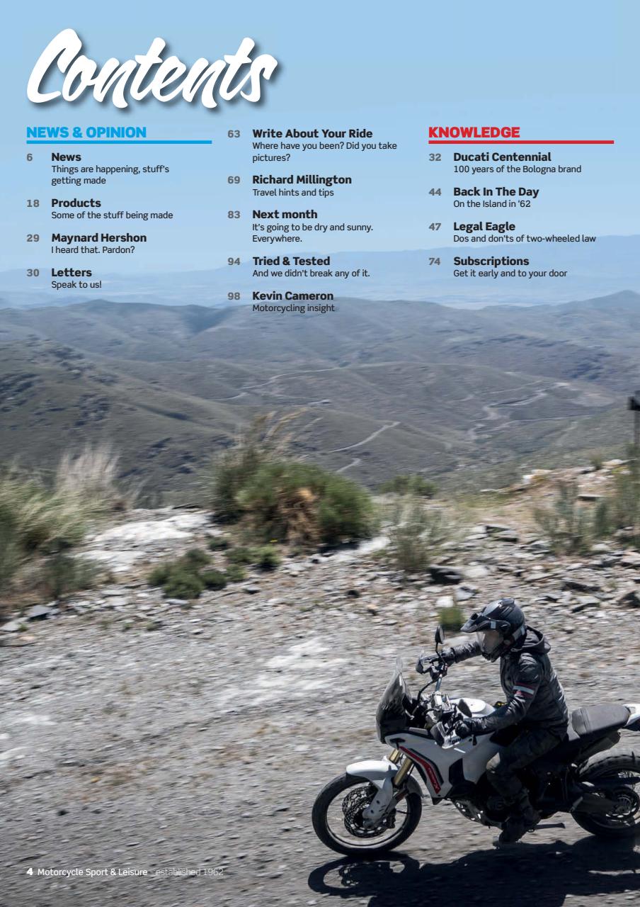 Motorcycle Sport & Leisure Preview Pages