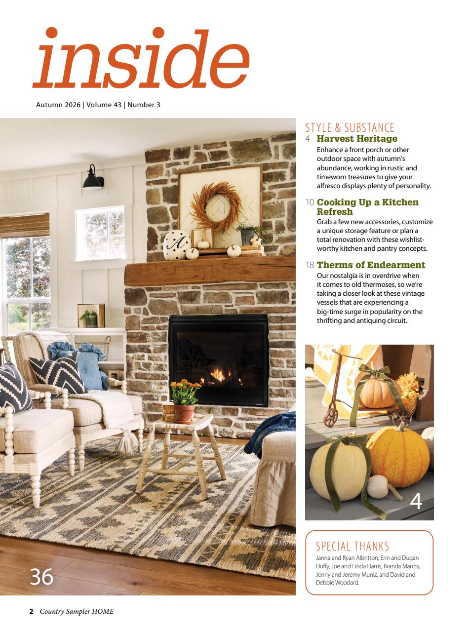 Country Sampler Home Preview Pages