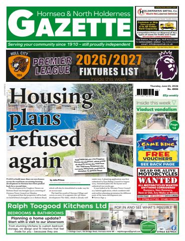 Hornsea Gazette June 25, 2026 issue Hornsea Gazette June 25, 2026