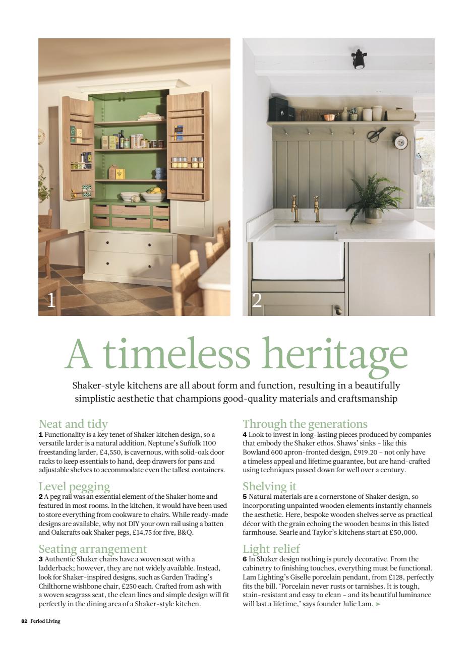 Period Living Magazine Preview Pages