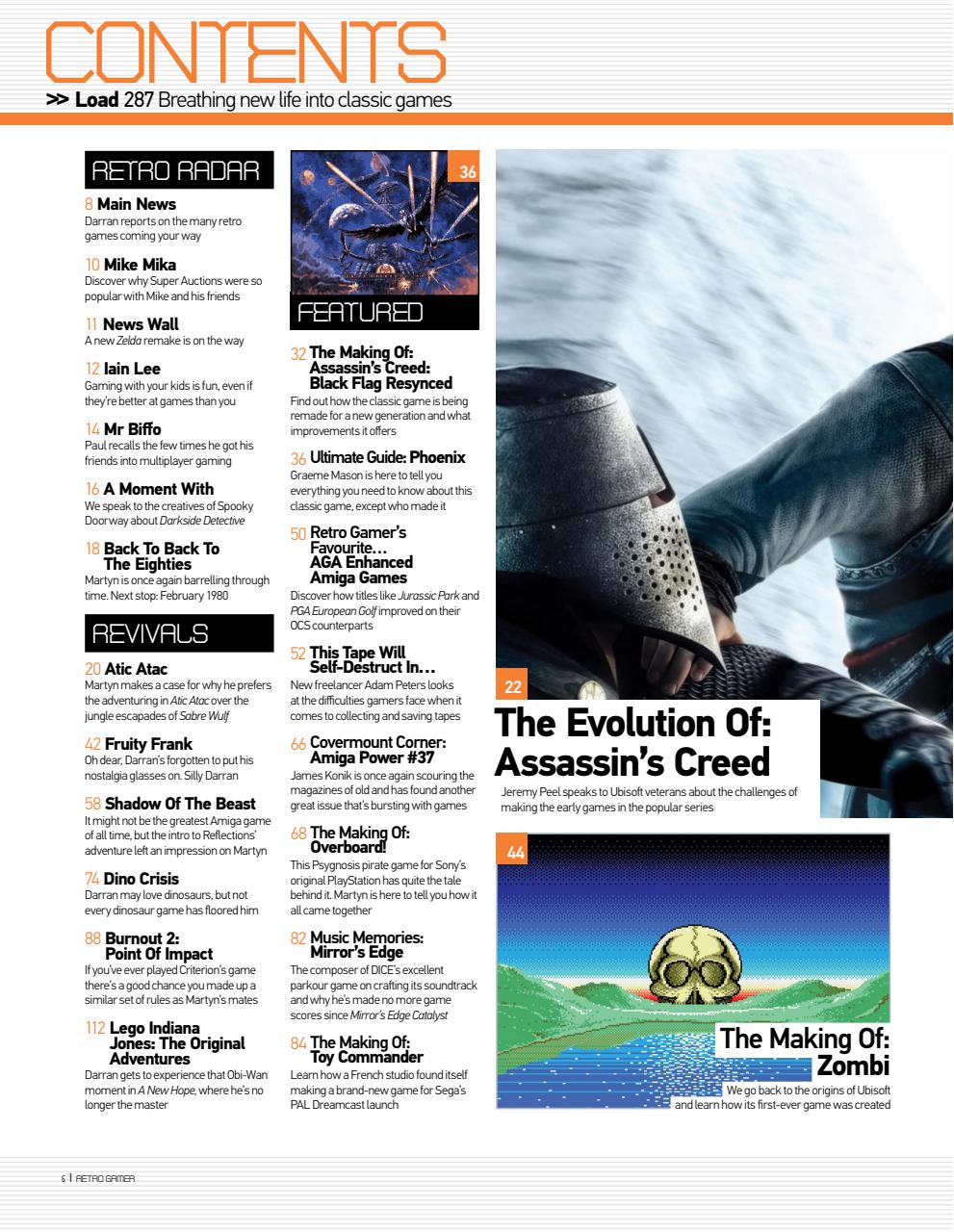 Retro Gamer Preview Pages