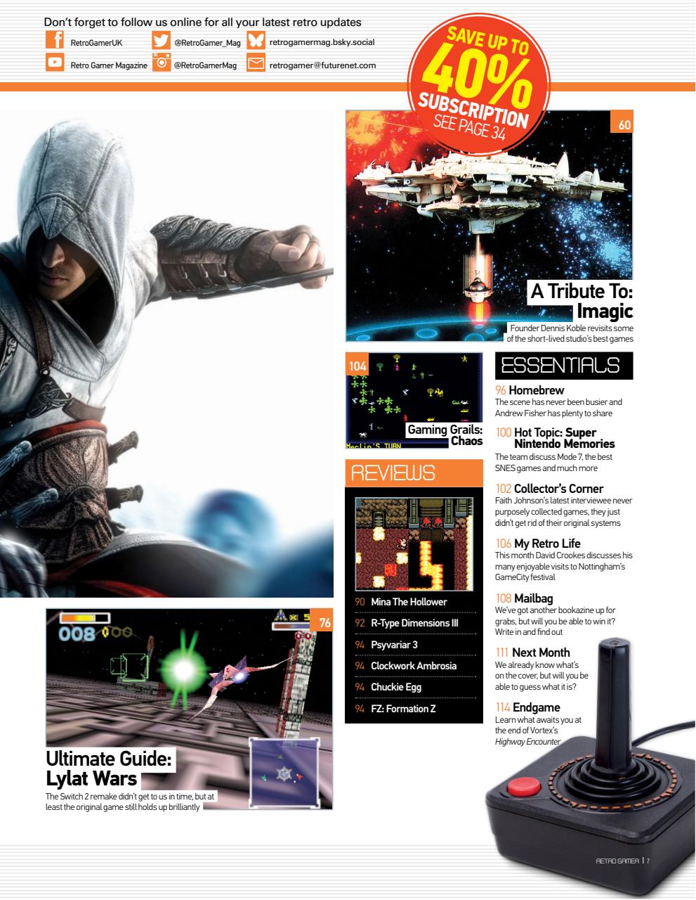 Retro Gamer Preview Pages