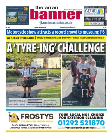 Arran Banner issue Friday, June 26, 2026