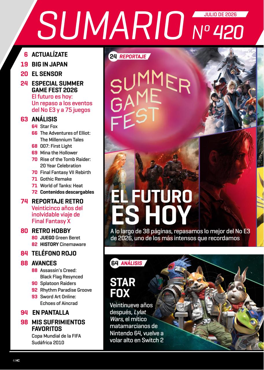 Hobby Consolas Preview Pages