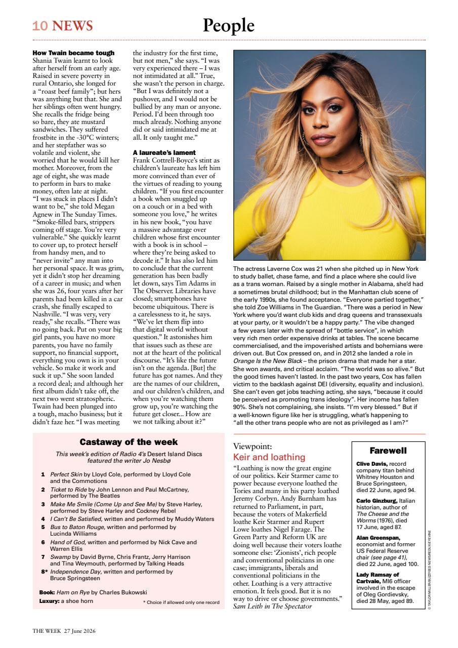 The Week Preview Pages