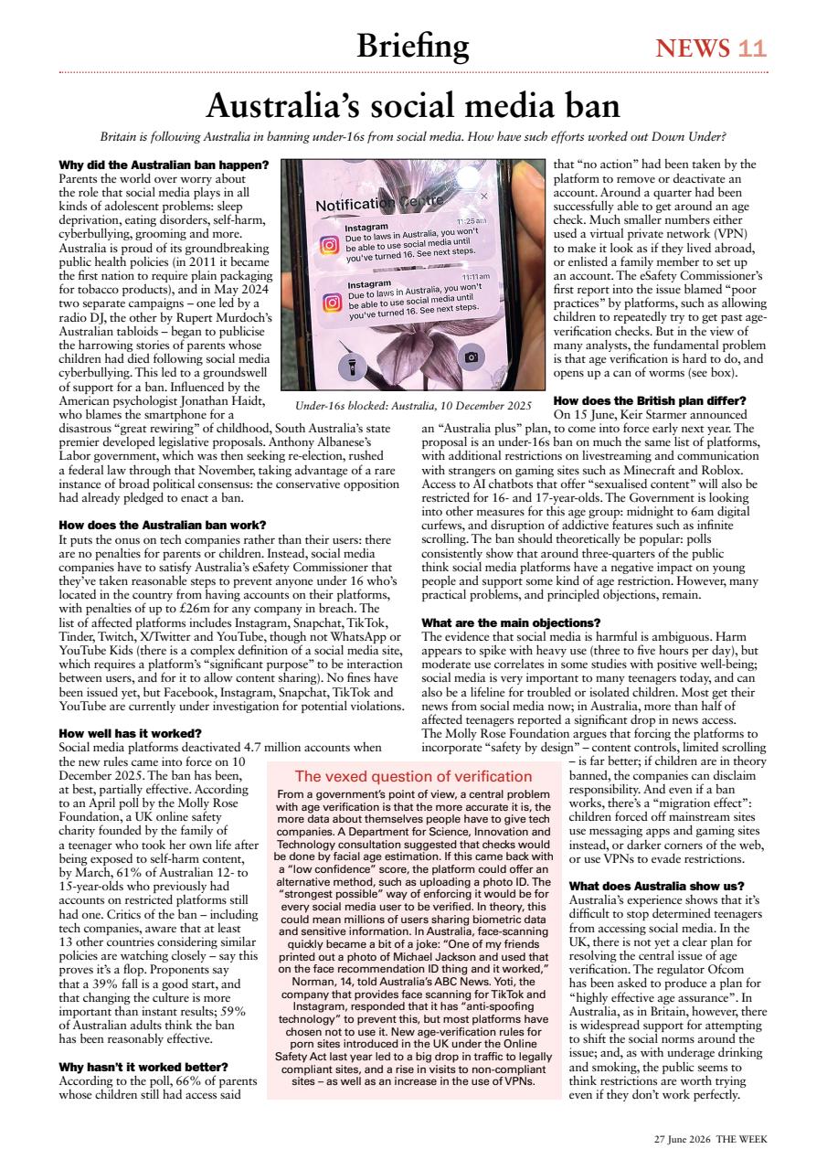 The Week Preview Pages