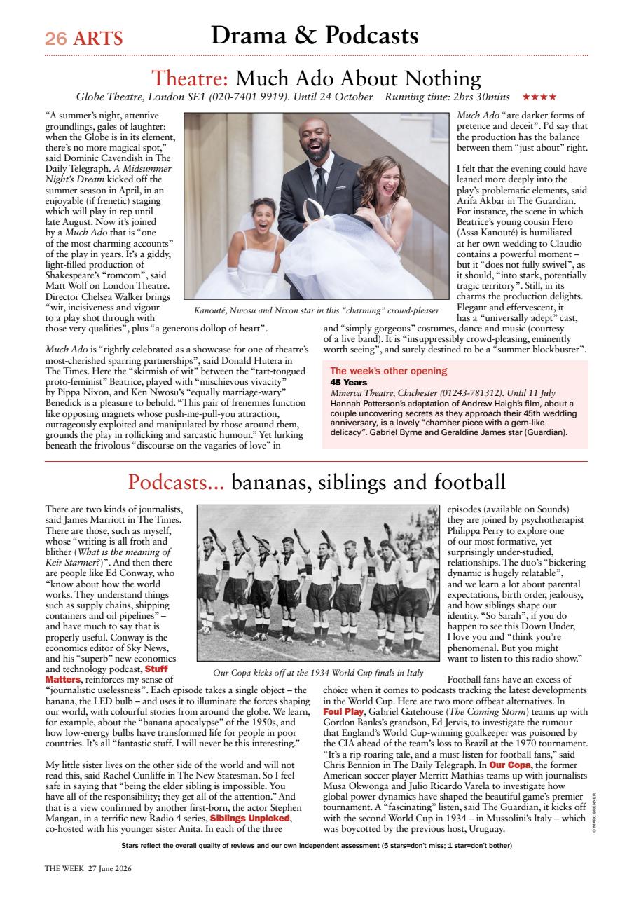 The Week Preview Pages