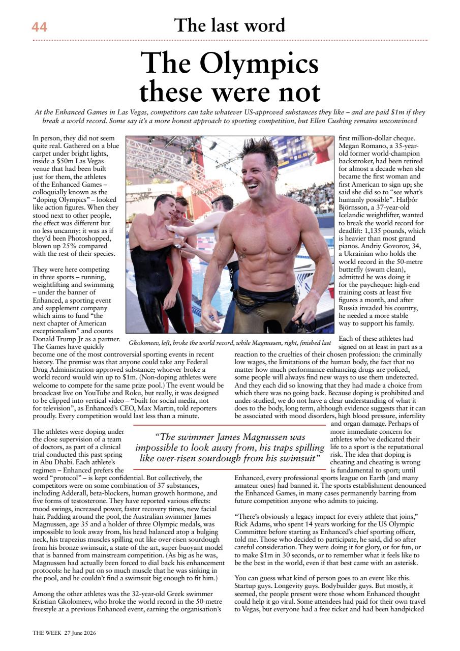 The Week Preview Pages
