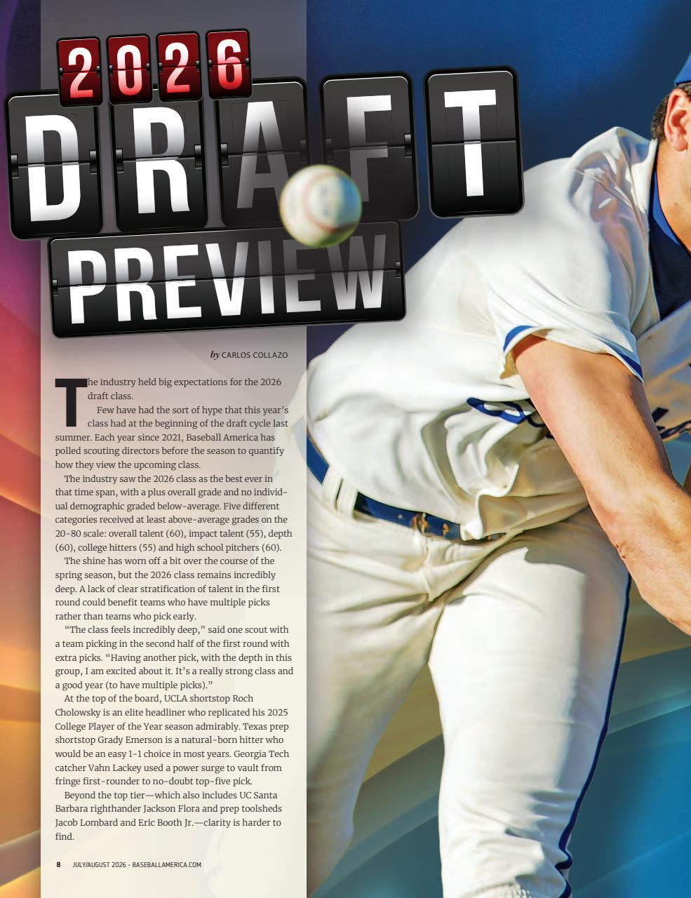 Baseball America Preview Pages