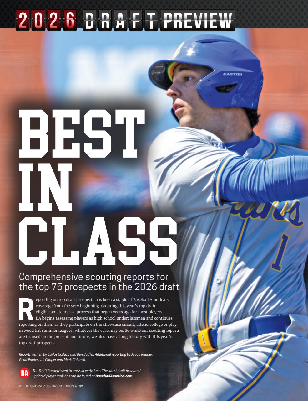 Baseball America Preview Pages