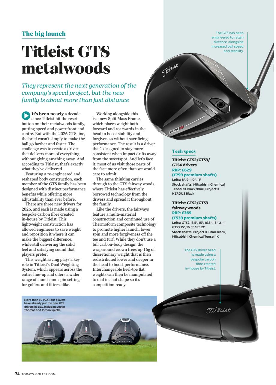 Today's Golfer Preview Pages