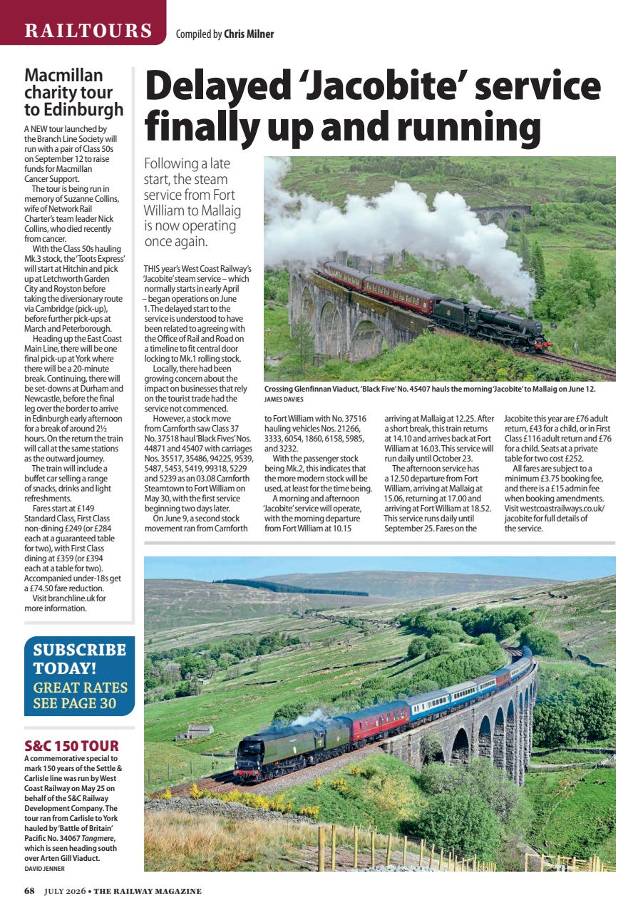 Railway Magazine Preview Pages