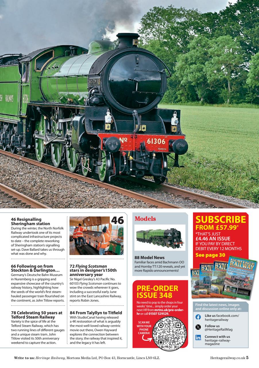 Heritage Railway Preview Pages