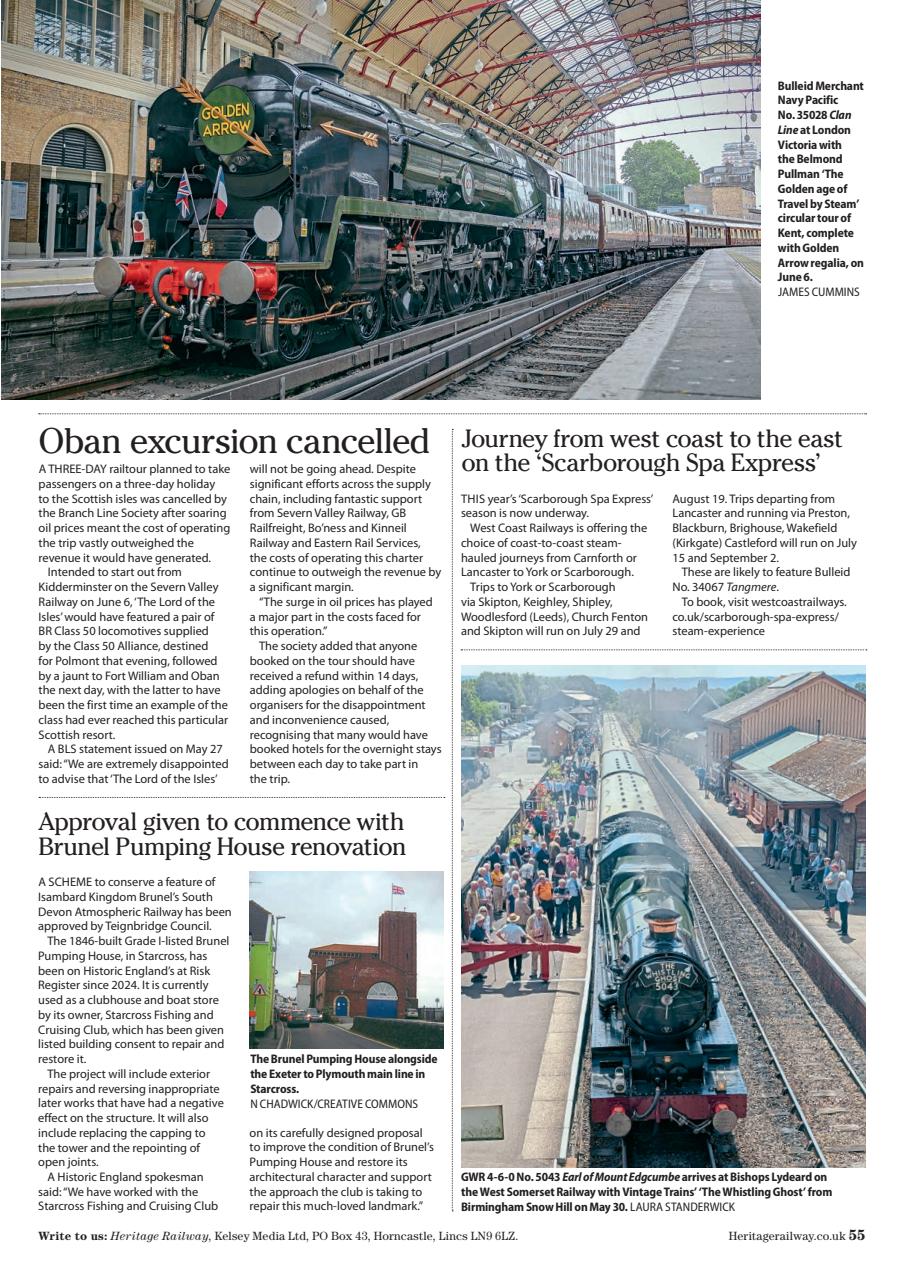 Heritage Railway Preview Pages