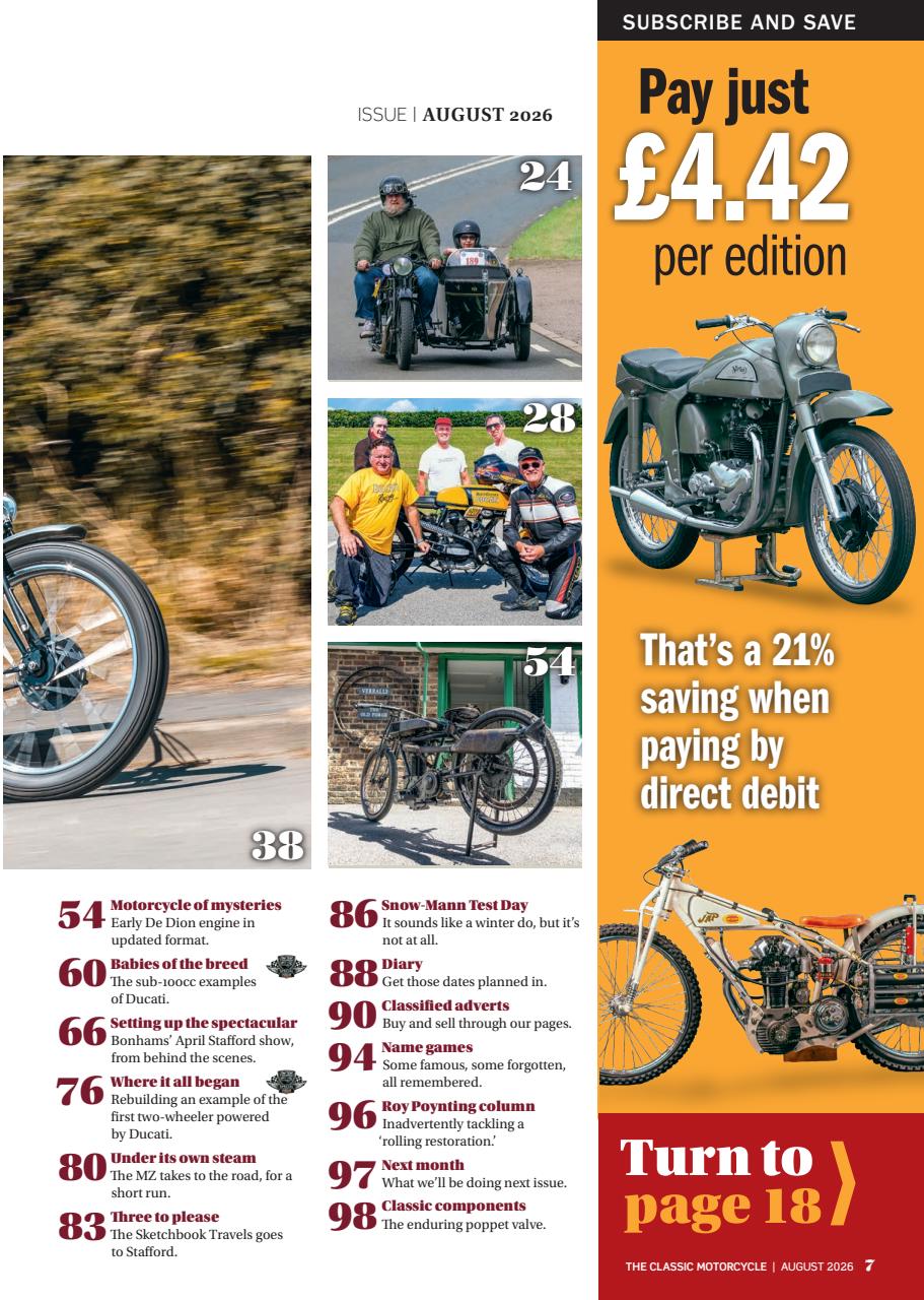The Classic MotorCycle Preview Pages