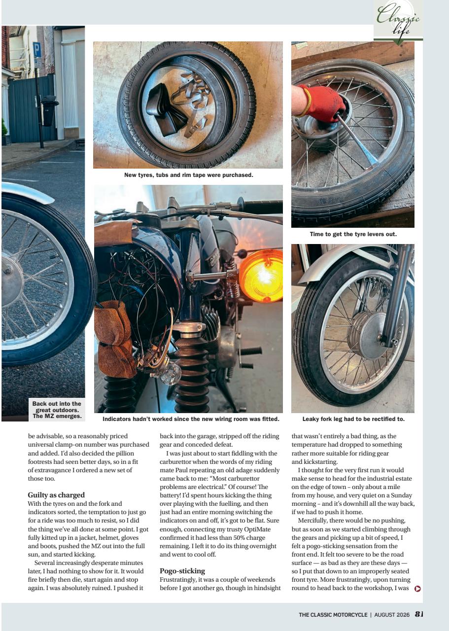 The Classic MotorCycle Preview Pages