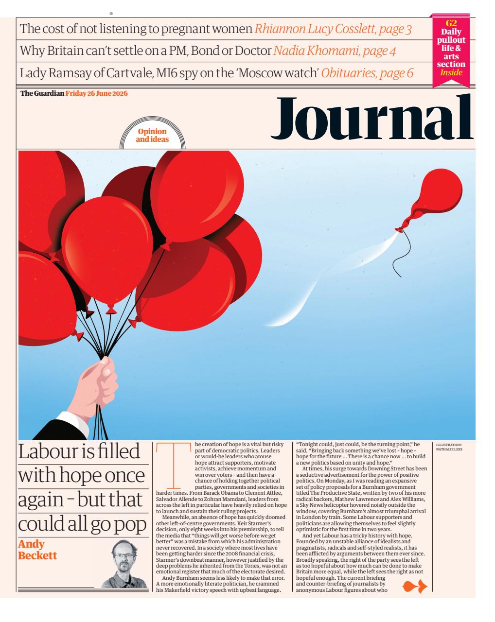The Guardian Newspaper Preview Pages
