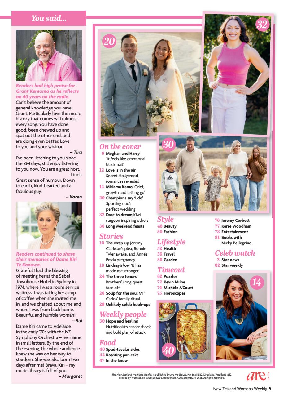 NZ Woman's Weekly Preview Pages