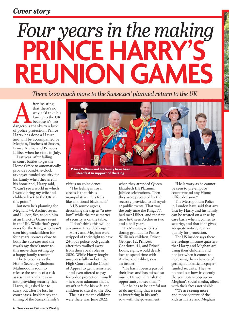 NZ Woman's Weekly Preview Pages