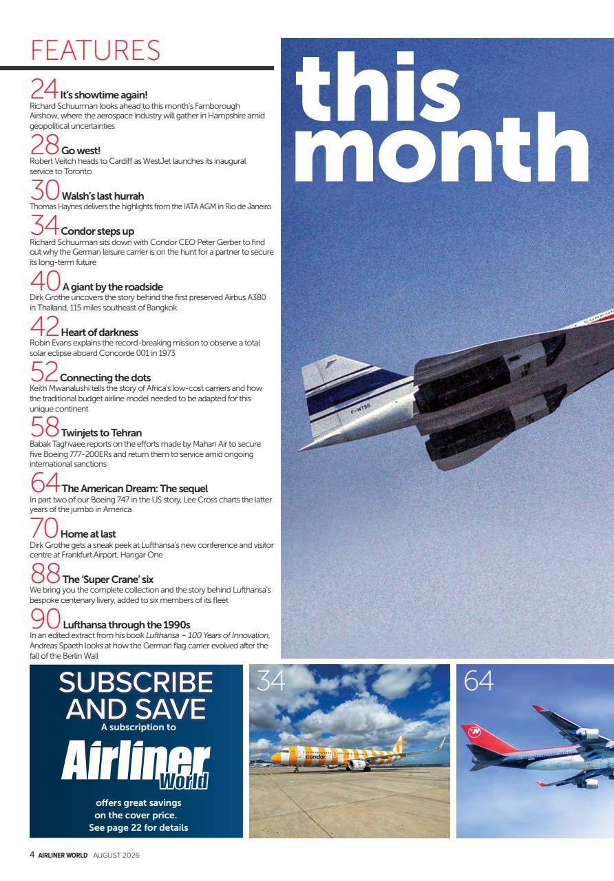 Airliner World Preview Pages