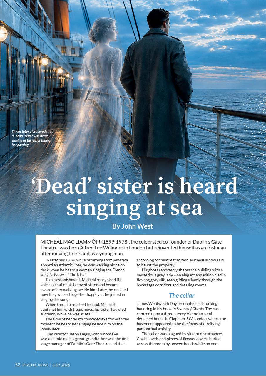 Psychic News Preview Pages