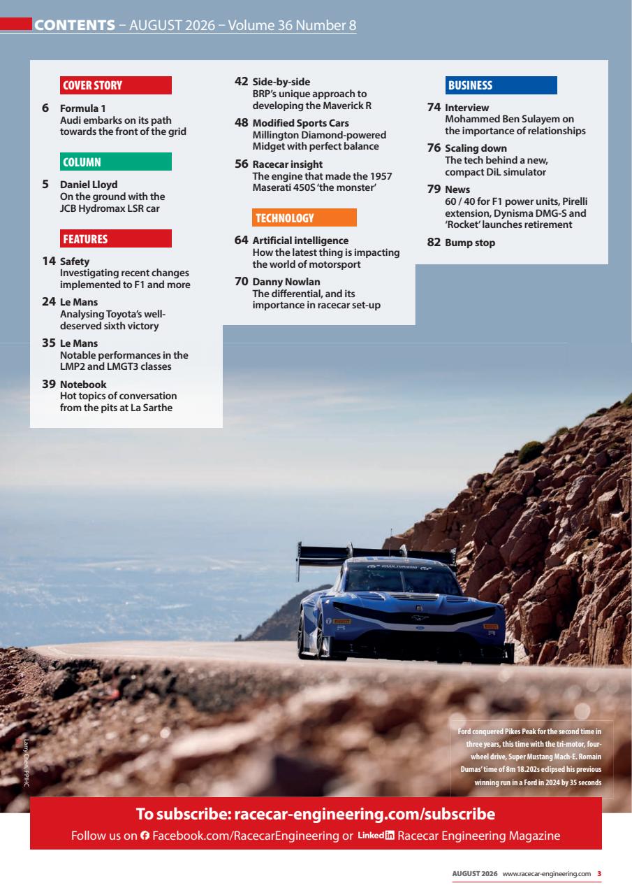 Racecar Engineering Preview Pages