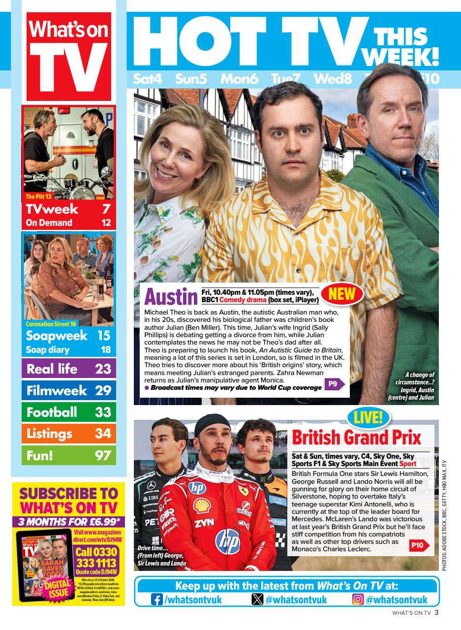 What's on TV Preview Pages