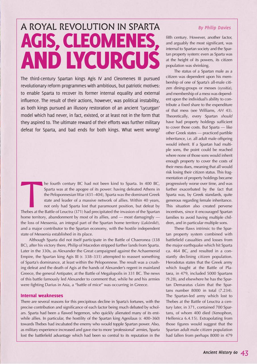 Ancient History Preview Pages