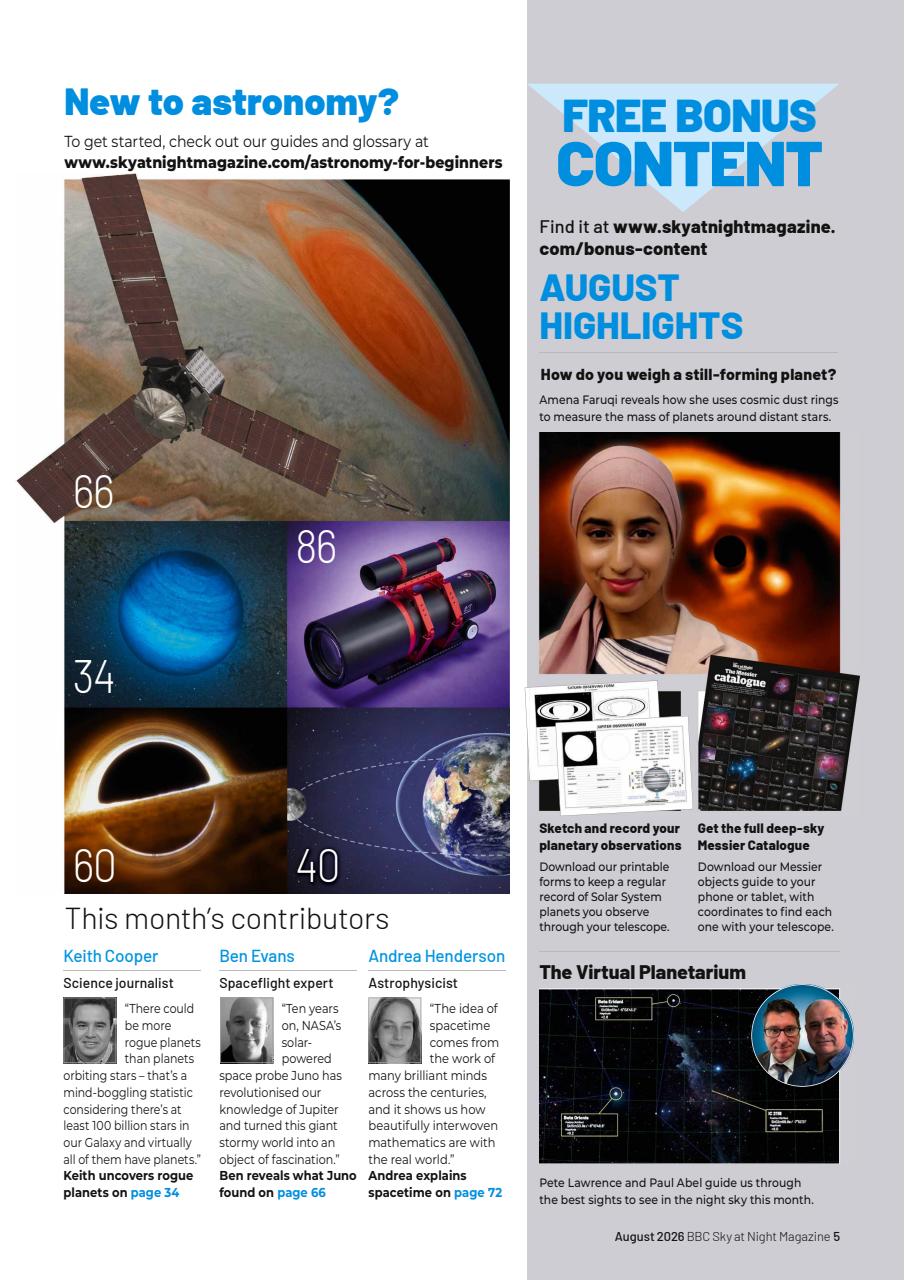 BBC Sky at Night Magazine Preview Pages