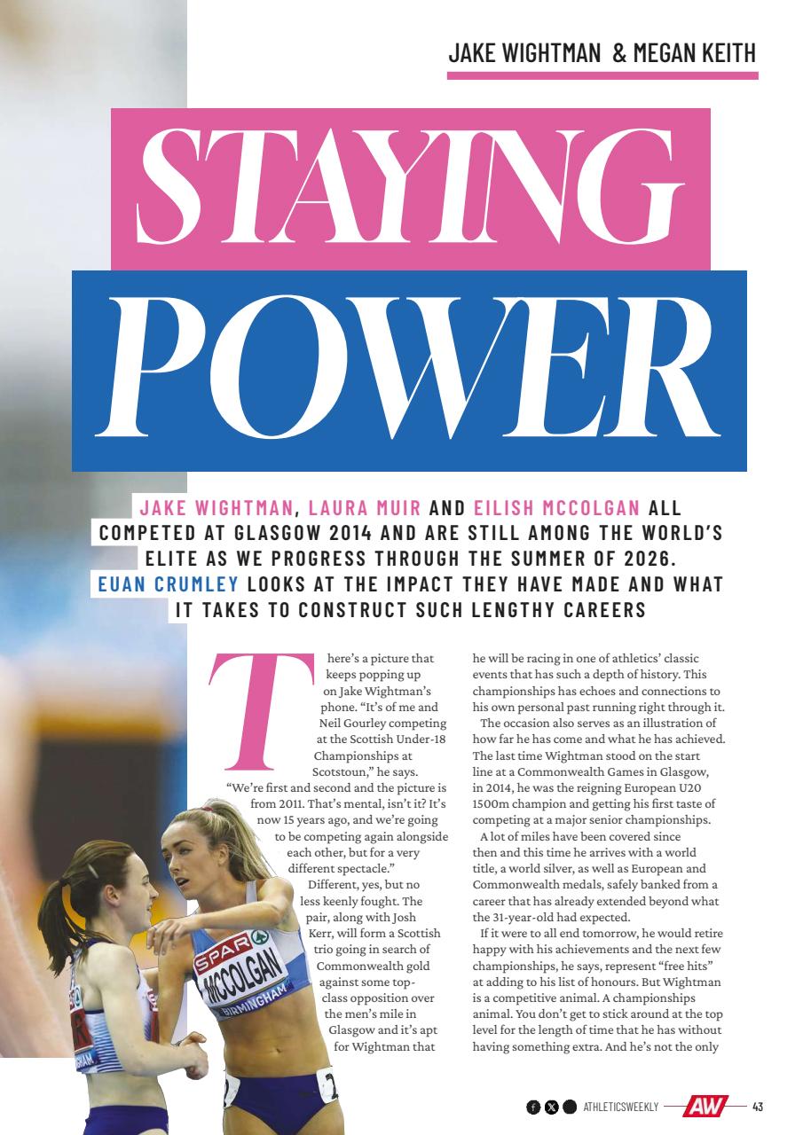 AW – Athletics Weekly Magazine Preview Pages