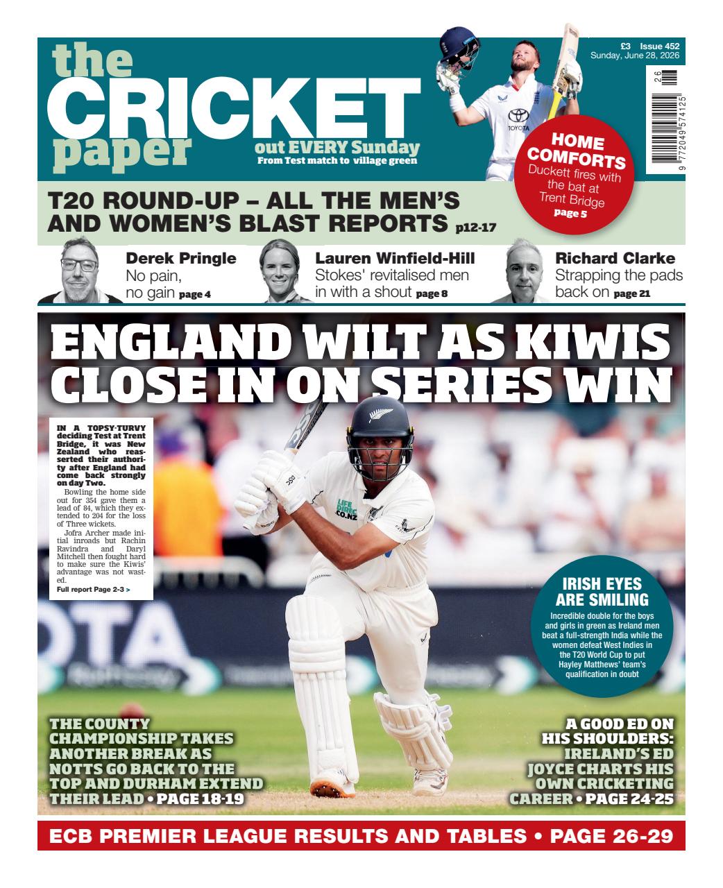 The Cricket Paper Preview Pages