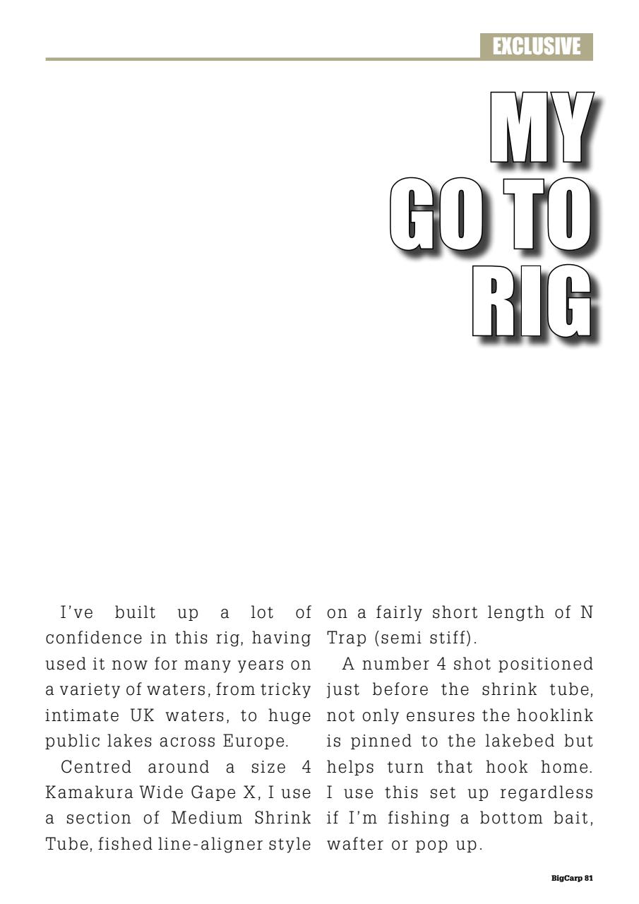 Big Carp Magazine Preview Pages