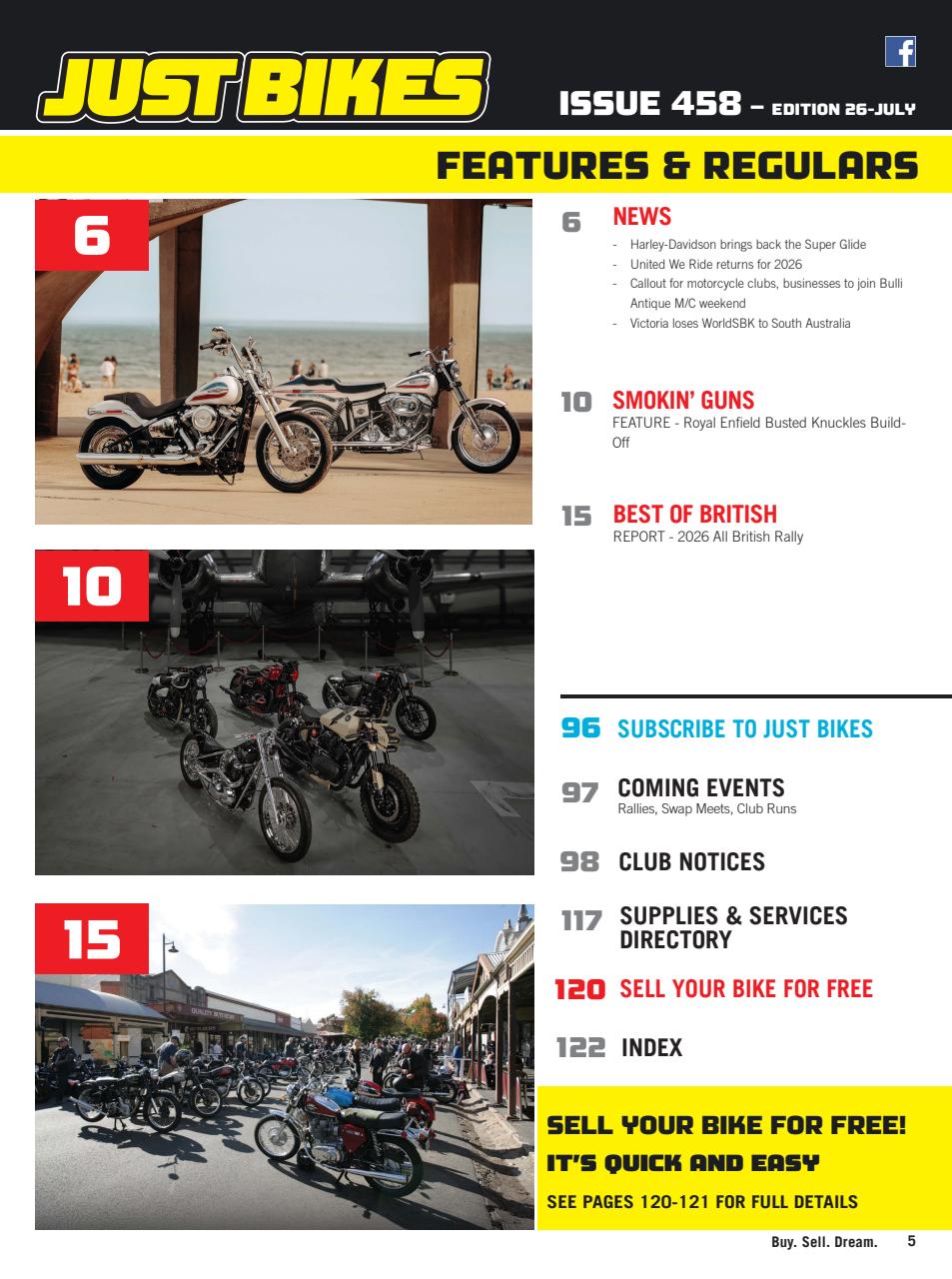 JUST BIKES Preview Pages