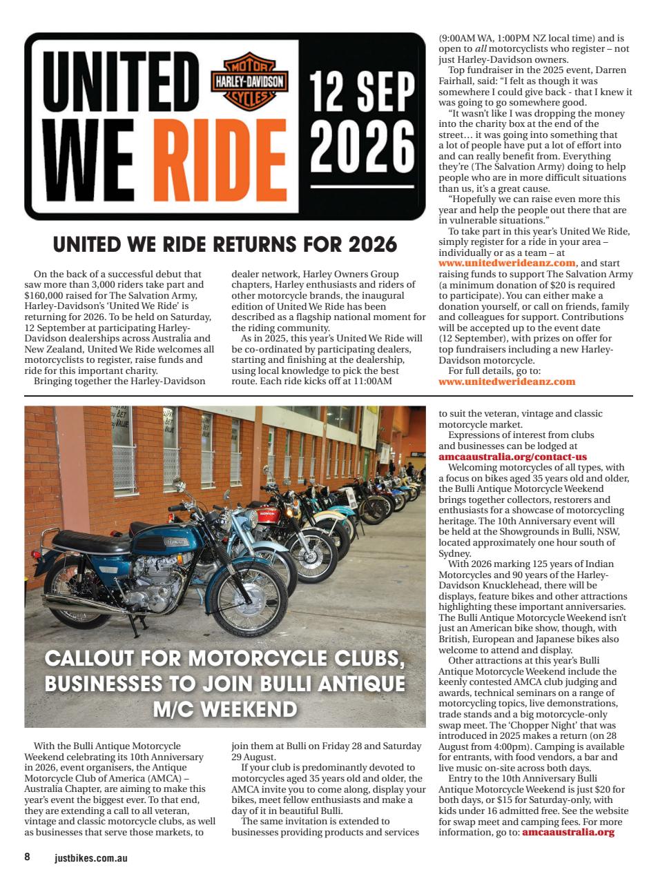 JUST BIKES Preview Pages