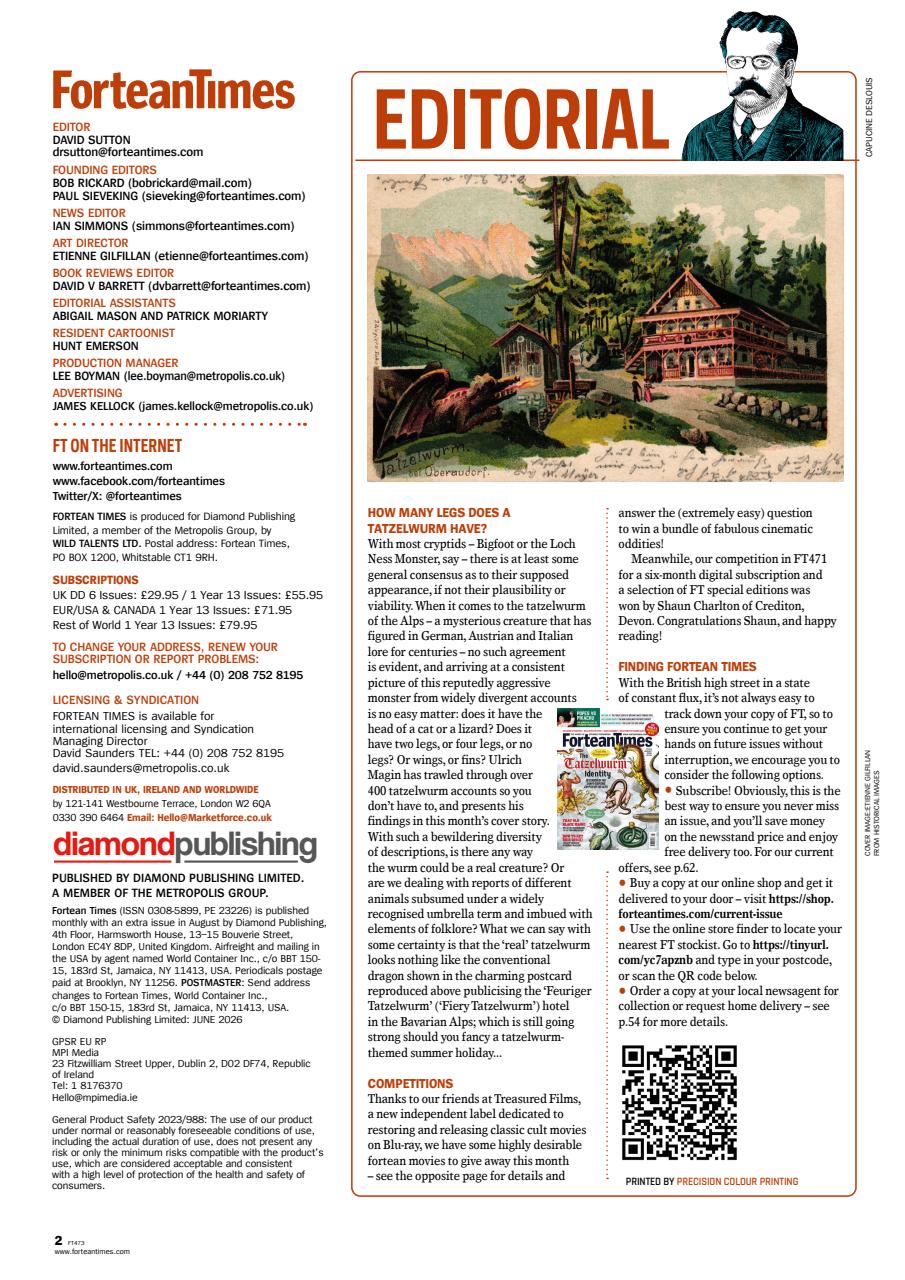 Fortean Times Preview Pages