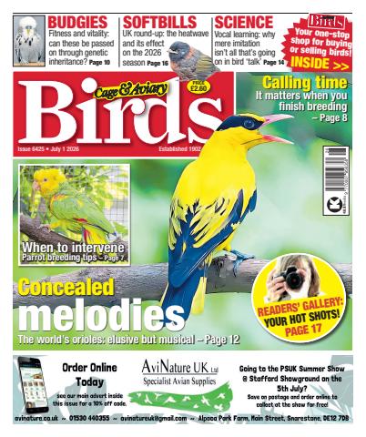 Cage & Aviary Birds issue 1st July 2026