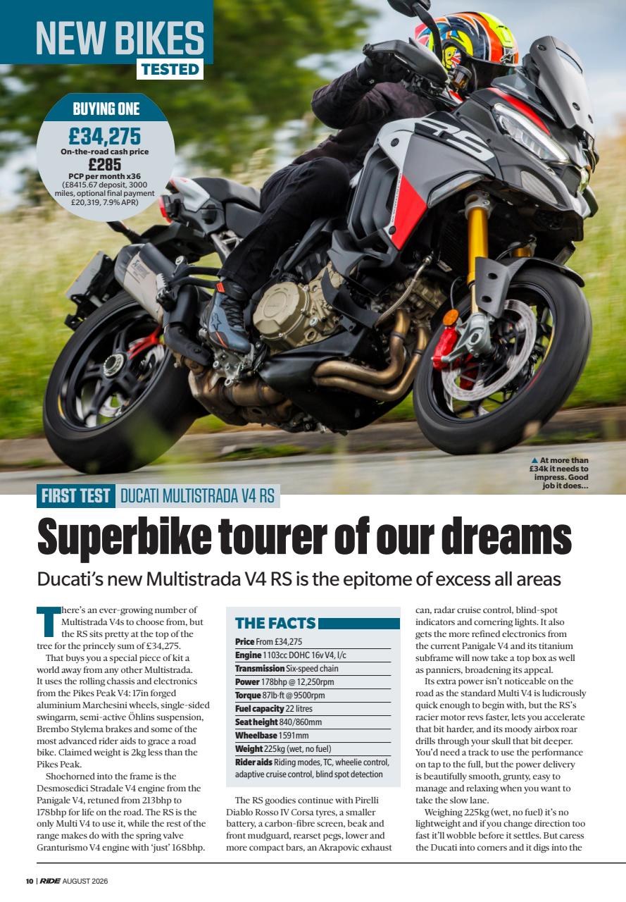 Ride Preview Pages