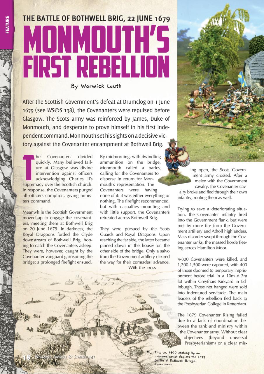 Wargames, Soldiers & Strategy Preview Pages