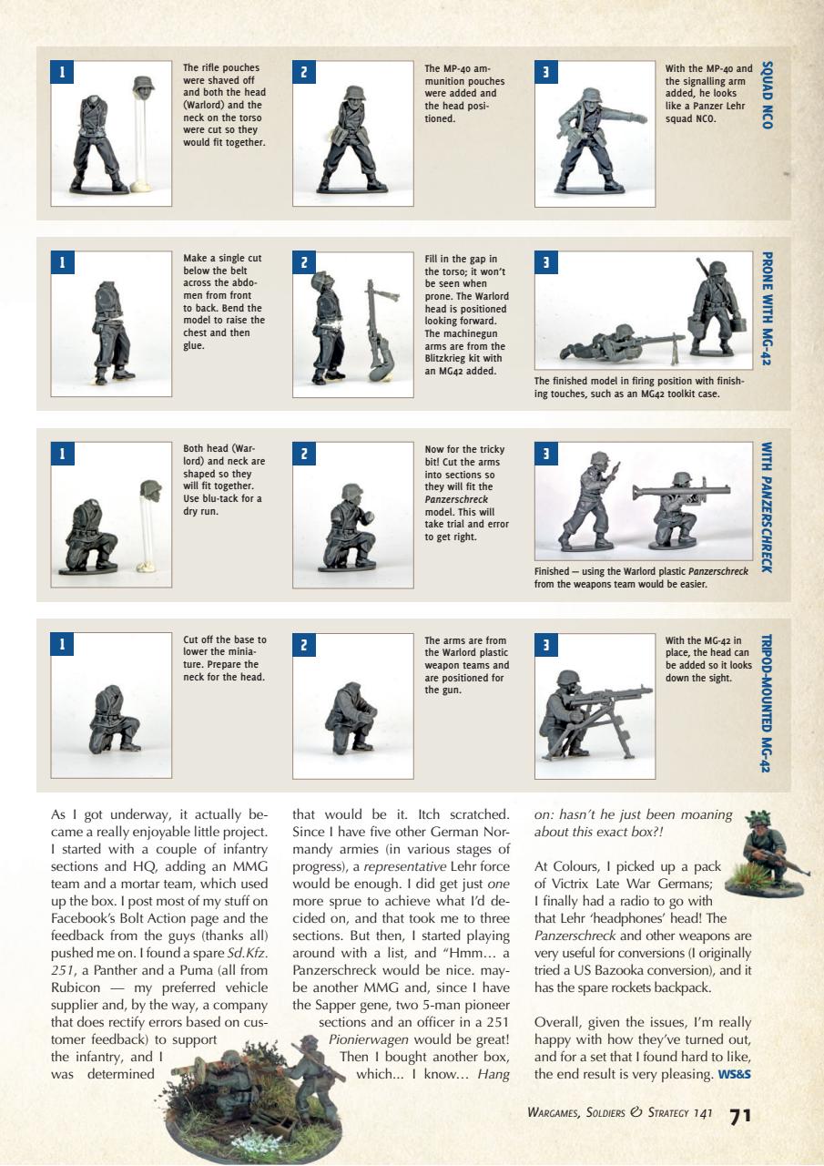 Wargames, Soldiers & Strategy Preview Pages