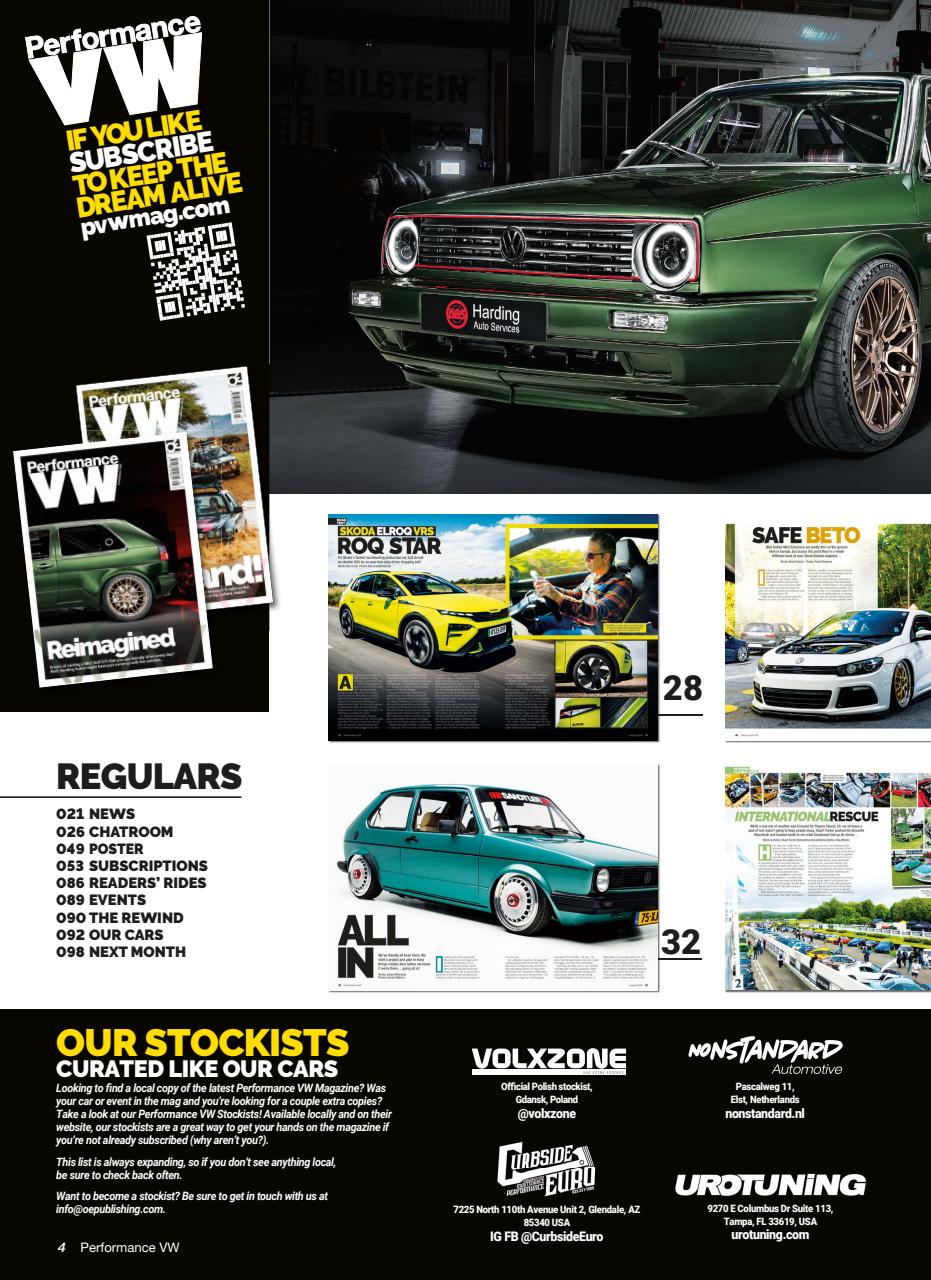 Performance VW Preview Pages