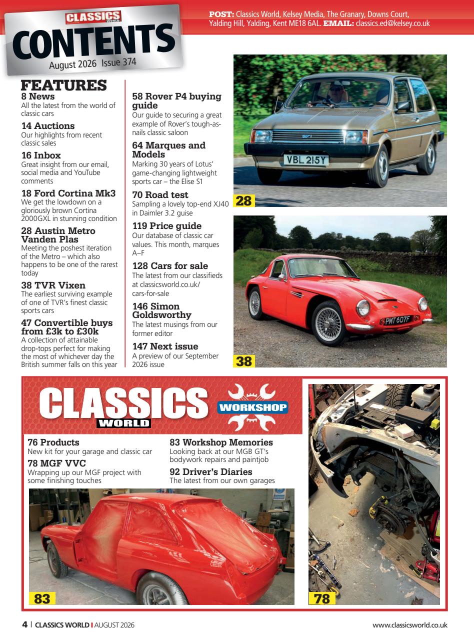 Classics World Preview Pages